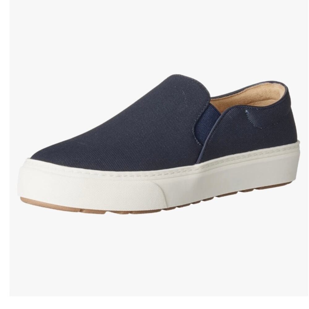 Amazon Essentials Women's Slip-On Comfort Sneakers Sz 9.5 Navy‎ Blue